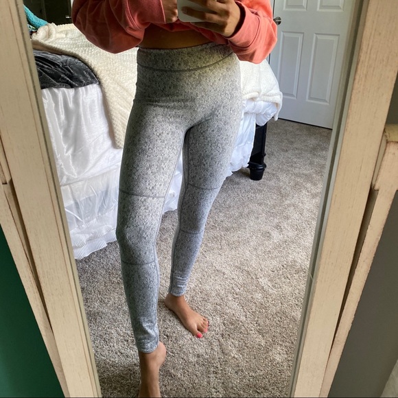 Gymshark Pants - Gymshark Gray Fleur Texture Leggings